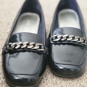 Anne Klein. Blue Patten Leather size 7 1/2